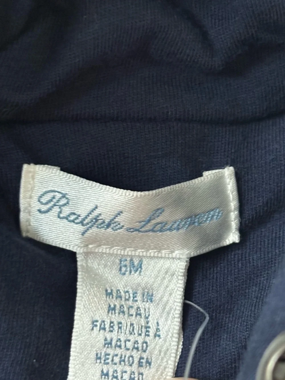 Ralph Lauren Baby Boy Fleece Footed Bunting Size 6 Months New